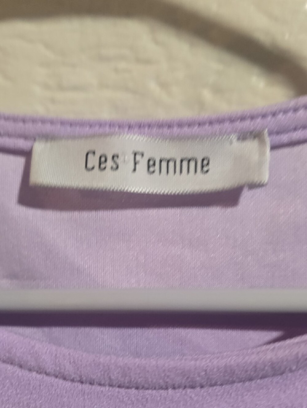 Ces Femme Lavender Ruffle Sleeve Mini Dress - Picture 4 of 4